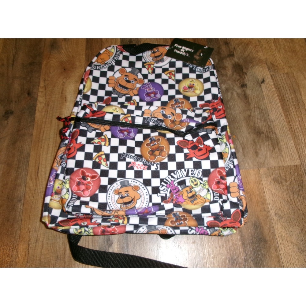 FIVE 5 NIGHTS AT FREDDYS PIZZA  BACKPACK  Y2K HAT CAP VINTAGE DEADSTOCK